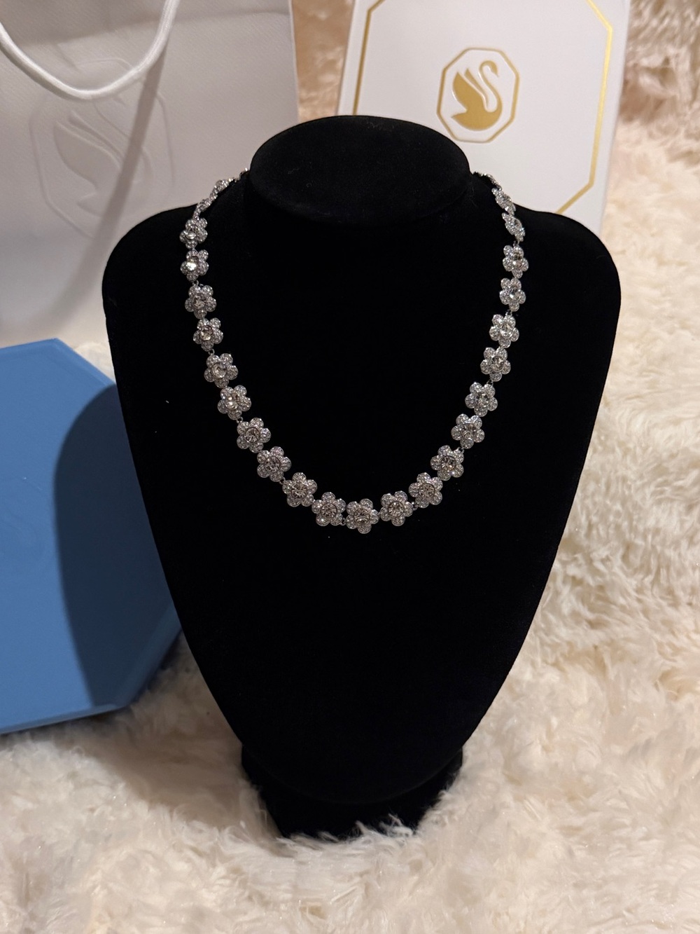 Swarovski Flower Necklace